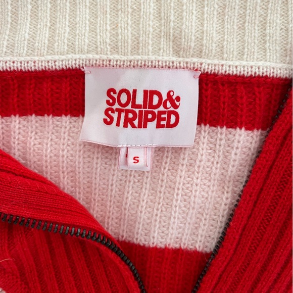 Striped quarter zip sweater from Solid & Striped - Picture 2 of 2